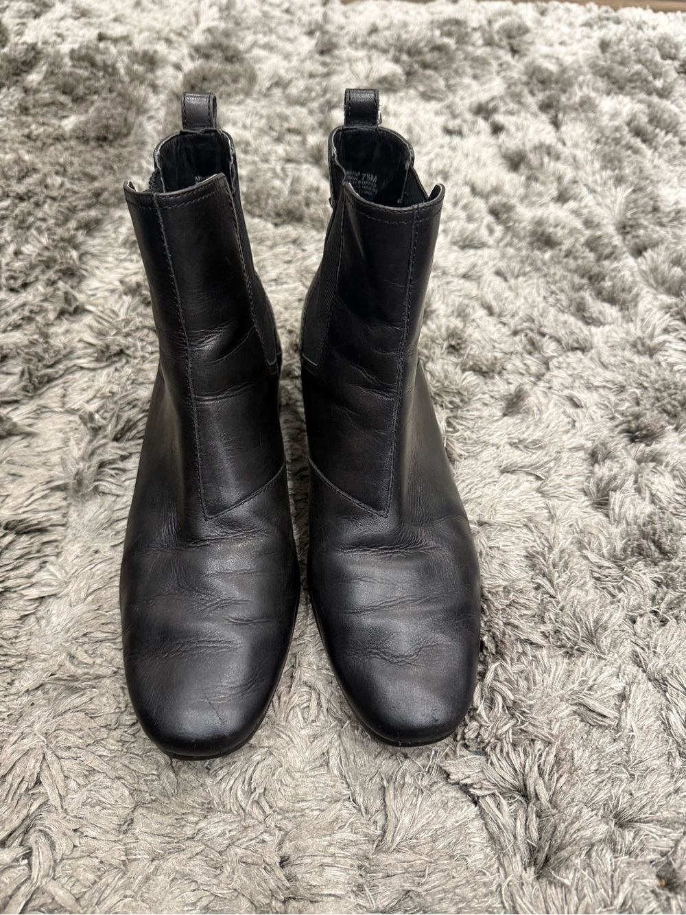 H by Halston Black Chelsea boots